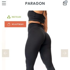 BRAND NEW Paragon Fitwear - Sculptseam High Rise Naked Linear Legging 25’’ (XS)